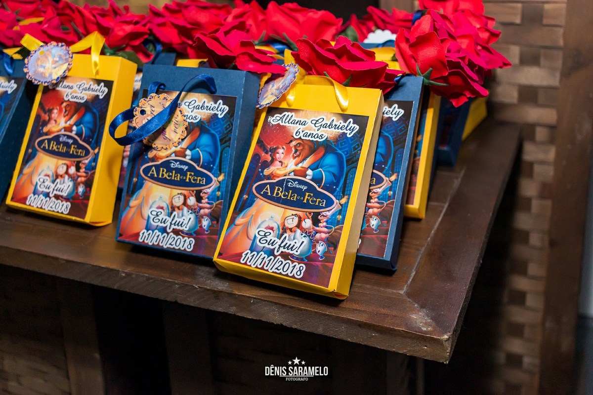 Fotografo Dênis Saramelo Festa Infantil Bela e a Fera Allana - 6 Anos