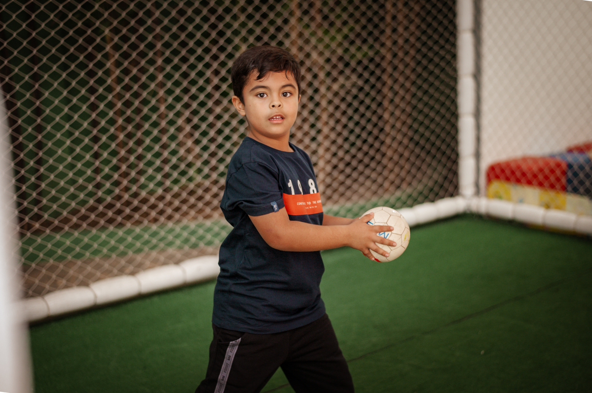 Quadrinha de futebol! Fala sério, amei essa ideia!
