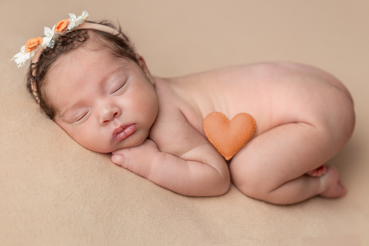 Ensaio newborn, bebê peladinho