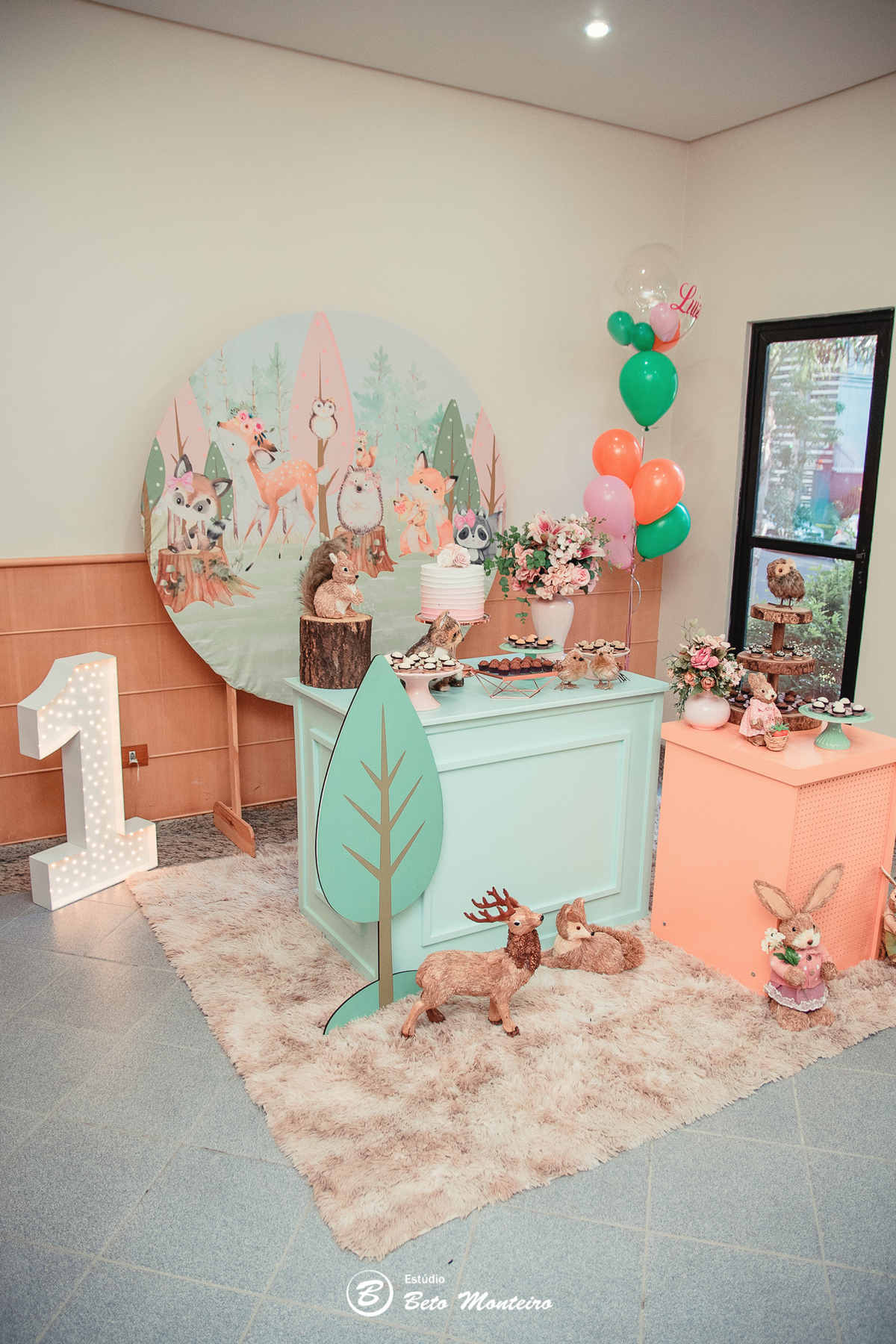 Aniversário infantil - festa infantil - tema floresta - sessão infantil - aniversário Luiza - festa de aniversário - primeiro aninho - primeiro aninho da Luiza