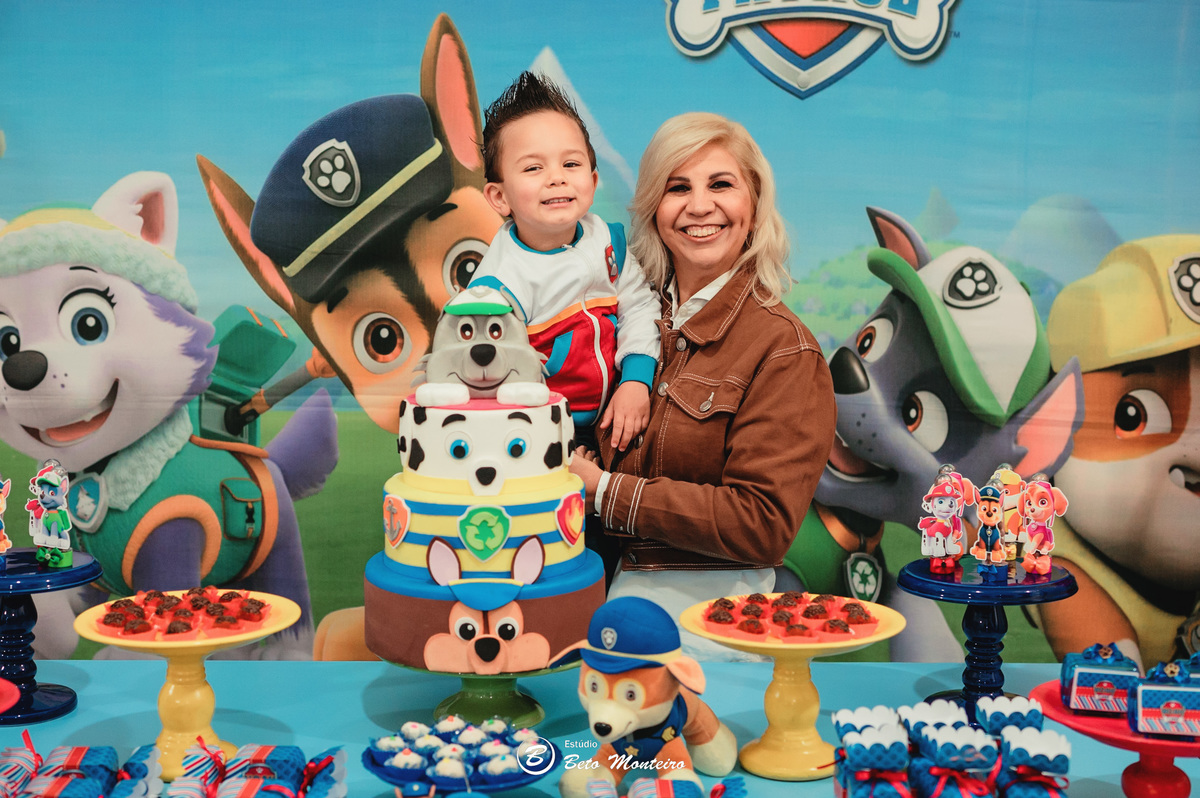 Aniversário infantil - festa infantil - aniversário da patrulha canina - tema patrulha canina - sessão infantil - aniversário Noah - festa de aniversário da patrulha canina - Ryder