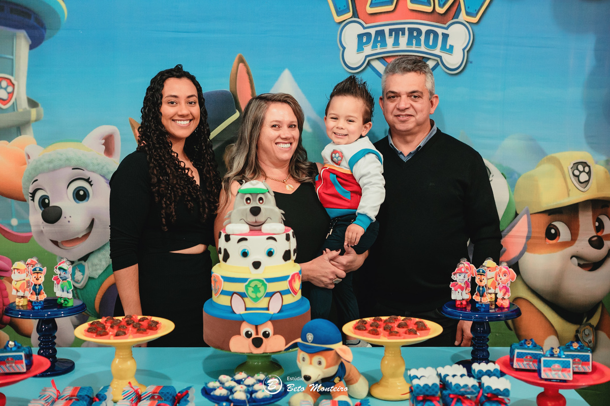 Aniversário infantil - festa infantil - aniversário da patrulha canina - tema patrulha canina - sessão infantil - aniversário Noah - festa de aniversário da patrulha canina - Ryder