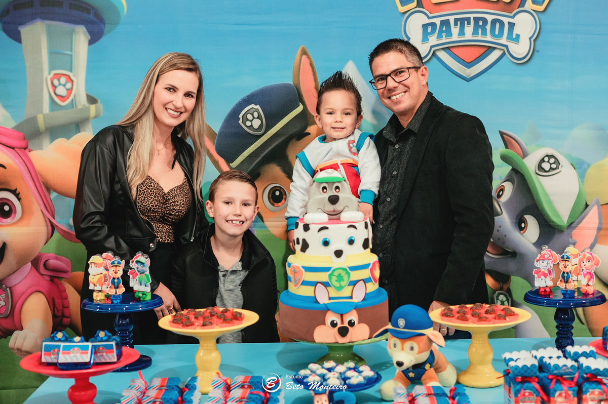 Aniversário infantil - festa infantil - aniversário da patrulha canina - tema patrulha canina - sessão infantil - aniversário Noah - festa de aniversário da patrulha canina - Ryder
