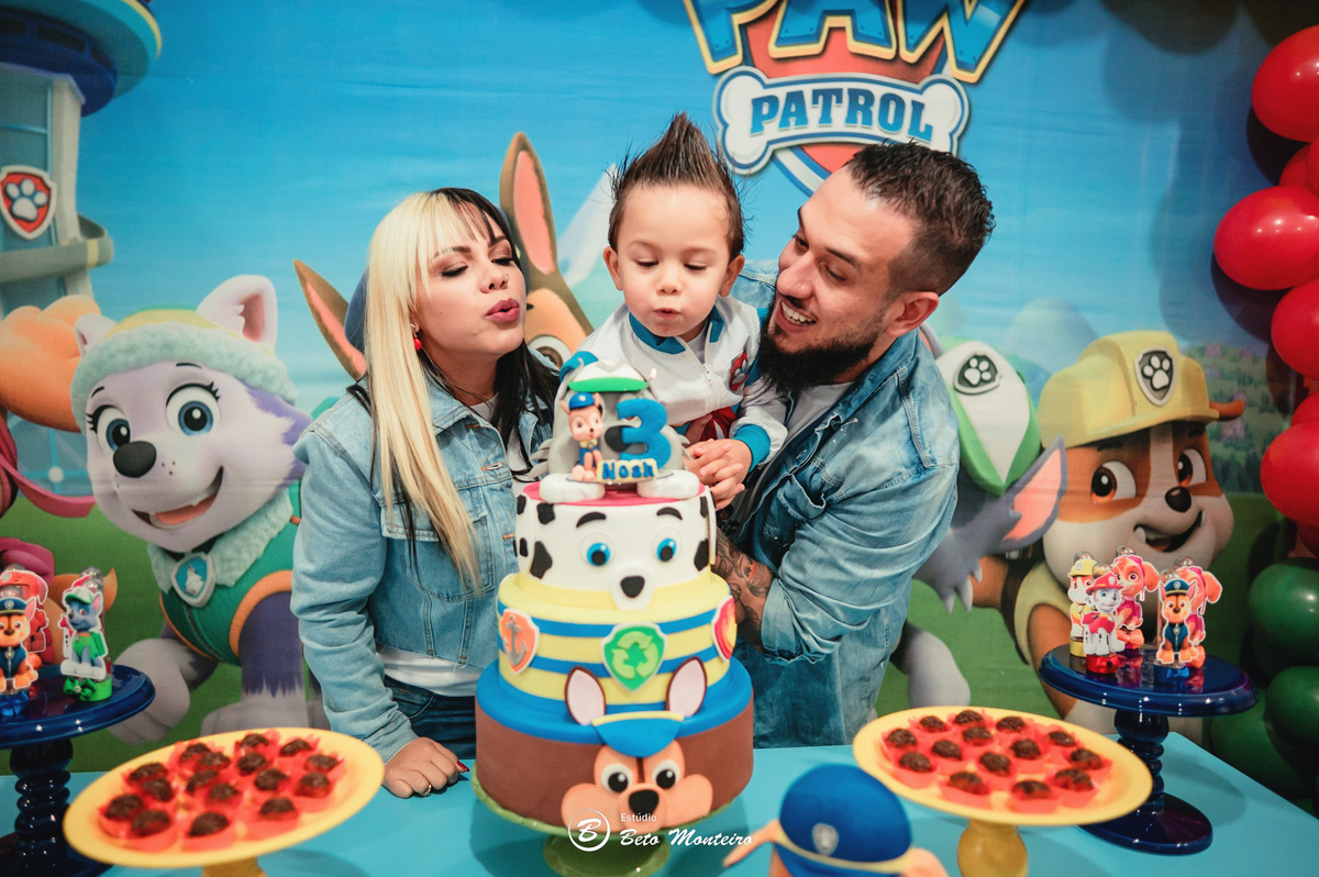 Aniversário infantil - festa infantil - aniversário da patrulha canina - tema patrulha canina - sessão infantil - aniversário Noah - festa de aniversário da patrulha canina - Ryder
