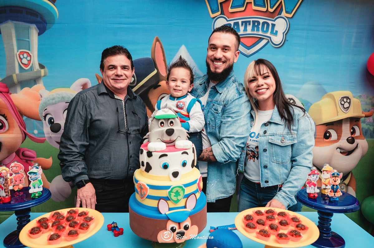 Aniversário infantil - festa infantil - aniversário da patrulha canina - tema patrulha canina - sessão infantil - aniversário Noah - festa de aniversário da patrulha canina - Ryder