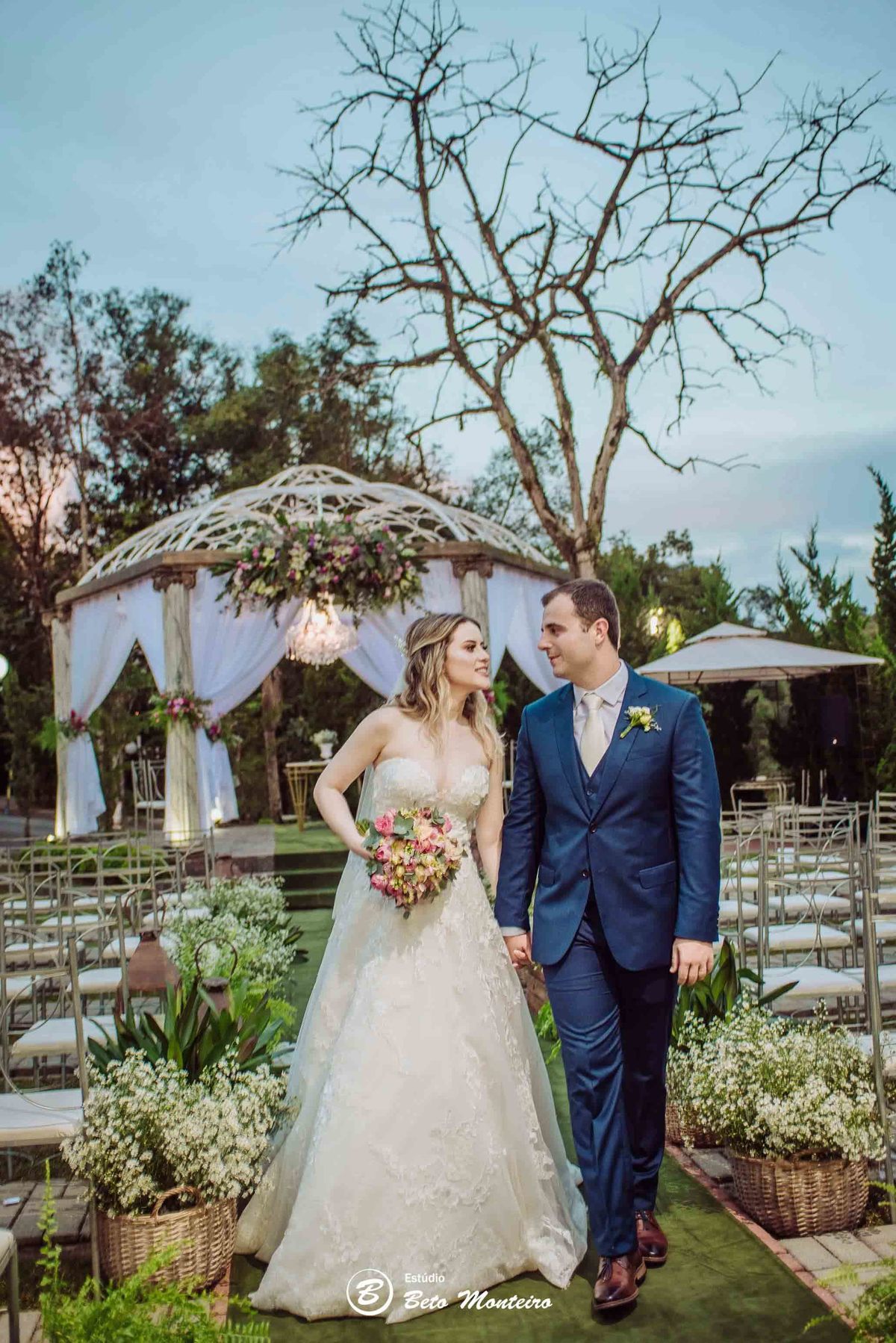 Casamento - Wedding - Pré-Casamento - Cobertura de casamento - foto e filmagem de casamento - Pré-Wedding - noiva - noivo - Estúdio Beto Monteiro - Curitiba - Castello Reale - Sol Cerimonial - Patricia e Gino - Cerimonia ao ar livre -  por do sol