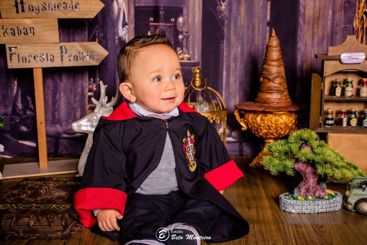 Book fotográfico Infantil - Book de fotos - Book de Criança - Book de Bebê - Book Menina - Book Menino - Book 1 ano -Estúdio Beto Monteiro - Curitiba - smash the cake - harry potter - Noah