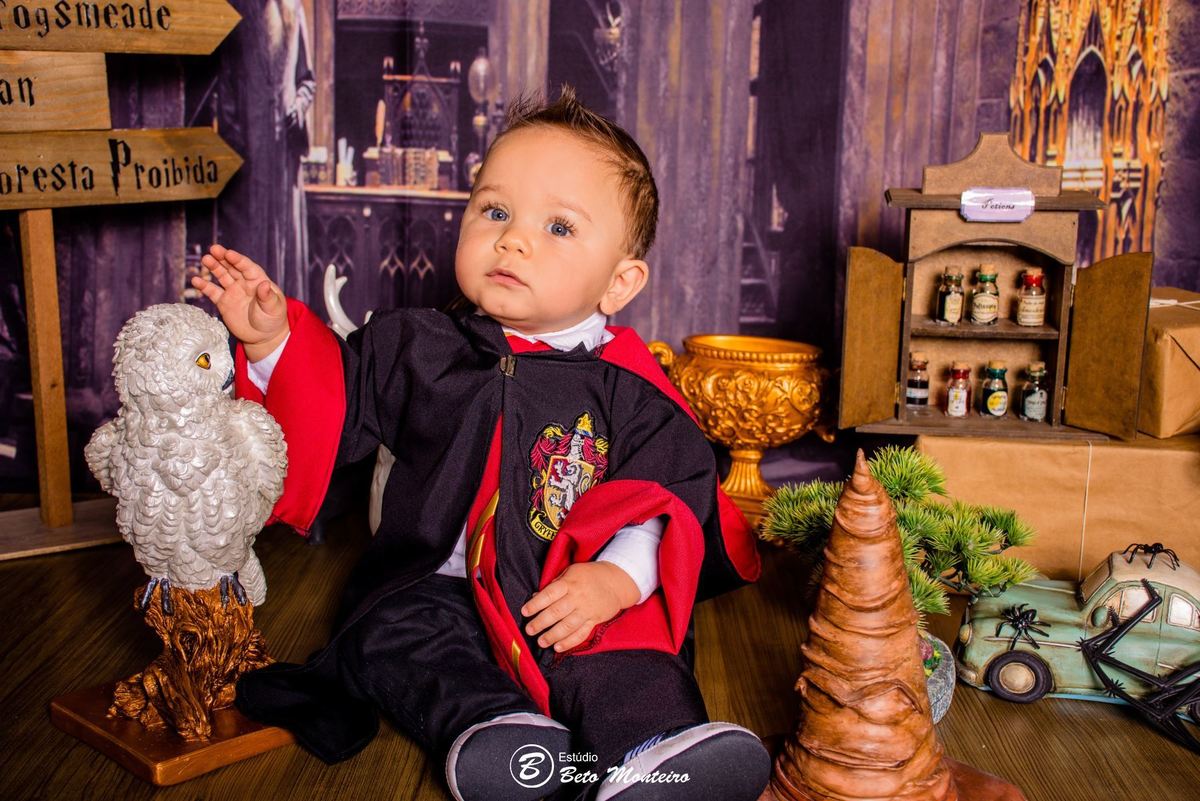 Book fotográfico Infantil - Book de fotos - Book de Criança - Book de Bebê - Book Menina - Book Menino - Book 1 ano -Estúdio Beto Monteiro - Curitiba - smash the cake - harry potter - Noah