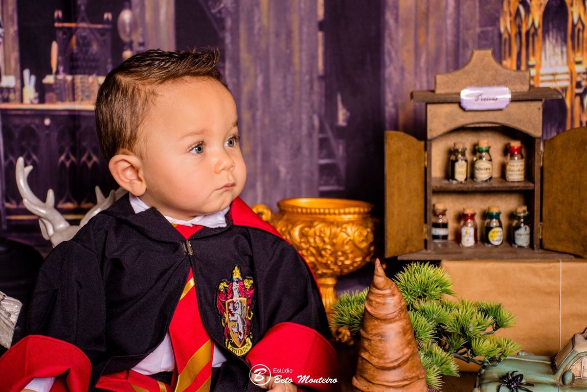 Book fotográfico Infantil - Book de fotos - Book de Criança - Book de Bebê - Book Menina - Book Menino - Book 1 ano -Estúdio Beto Monteiro - Curitiba - smash the cake - harry potter - Noah