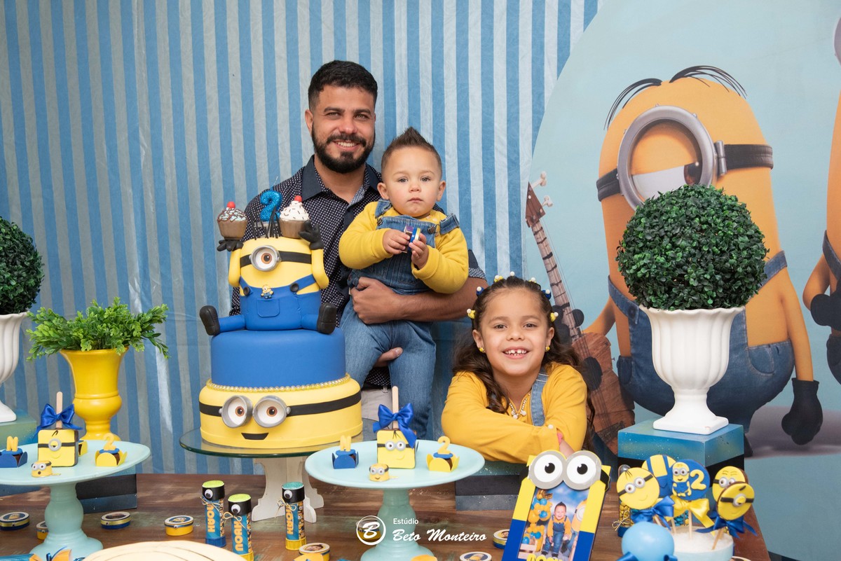 Aniversário infantil - festa infantil - aniversário dos minions - tema dos minions - sessão infantil - aniversário Noah - festa de aniversário dos minions - #noahfaz2