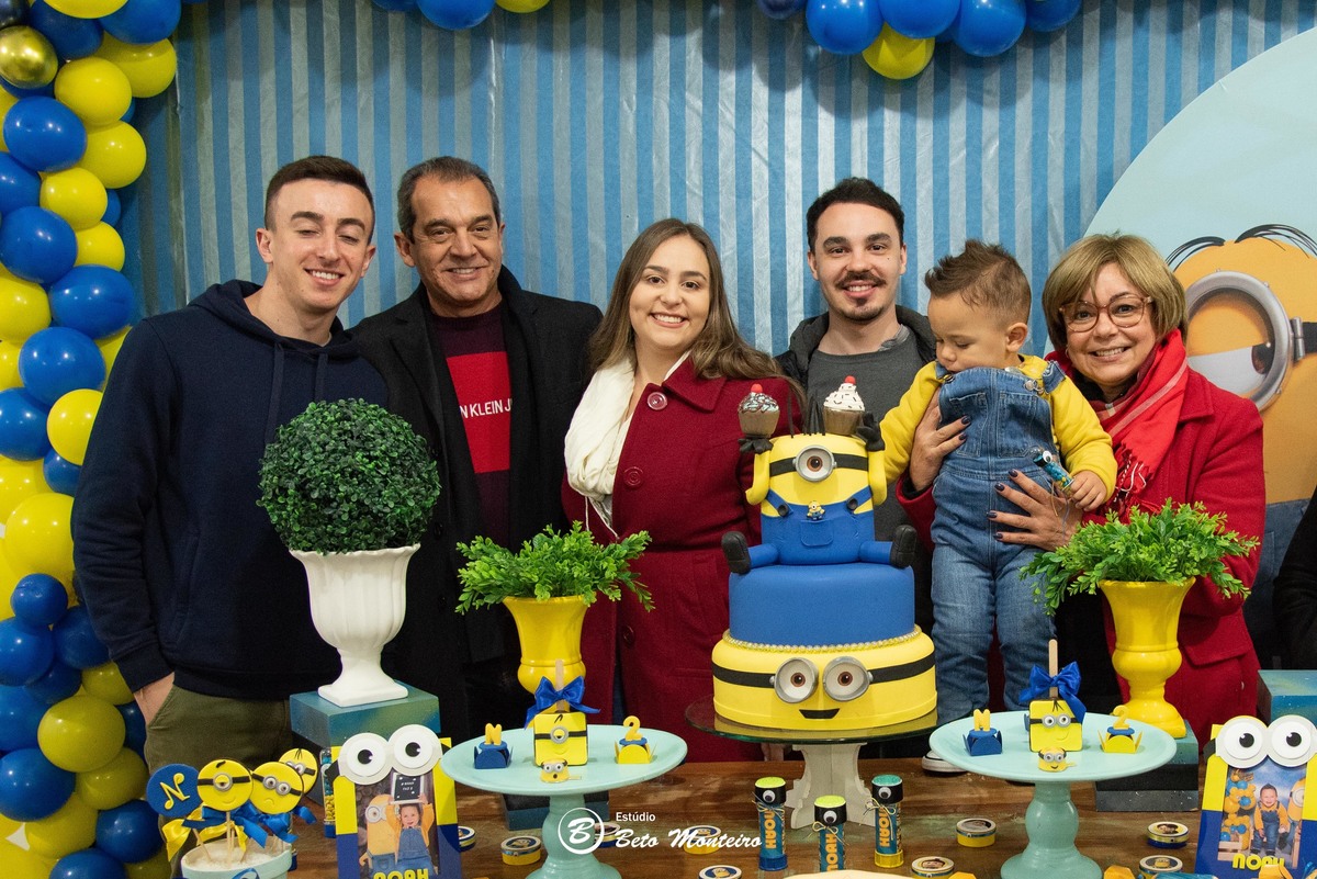 Aniversário infantil - festa infantil - aniversário dos minions - tema dos minions - sessão infantil - aniversário Noah - festa de aniversário dos minions - #noahfaz2