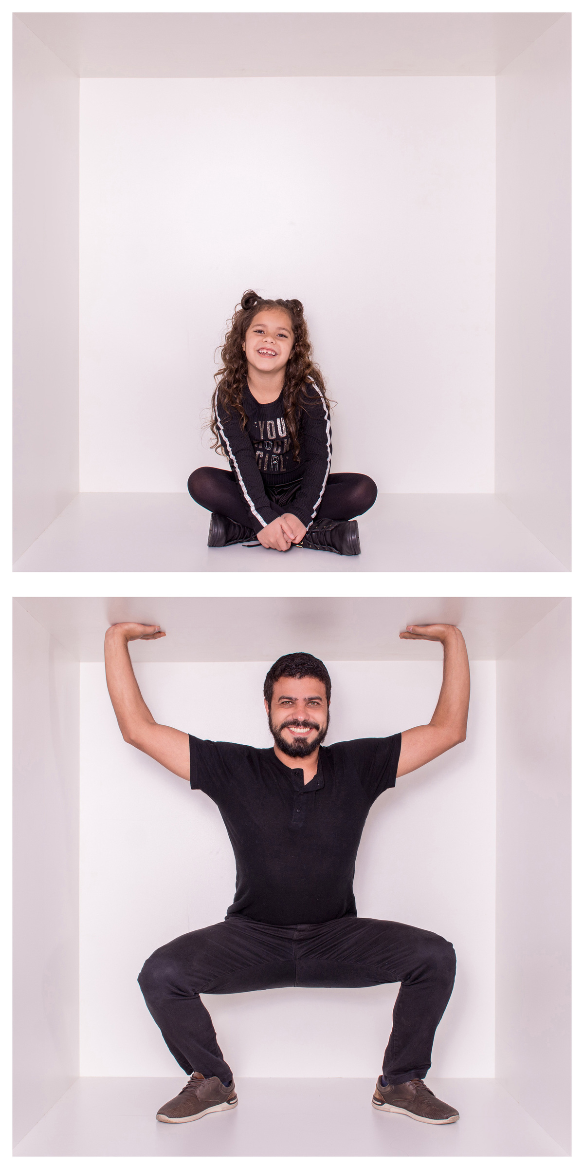 Mini ensaio dia dos pais - Sessão dia dos pais - Book de família - Sessão na caixa - Sessão dia dos pais Curitiba - Pai e filha - Pai e filho - Pai e filhos