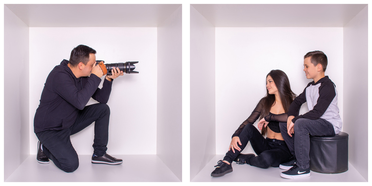 Mini ensaio dia dos pais - Sessão dia dos pais - Book de família - Sessão na caixa - Sessão dia dos pais Curitiba - Pai e filha - Pai e filho - Pai e filhos