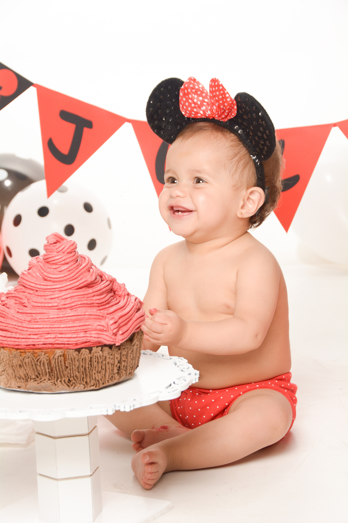 Book fotográfico Smash the cake - Book de fotos - Book Smash the cake - Book Cake Smash - Book Fruit Smash - Book Smash the fruit - Book de Bebê - Estúdio Beto Monteiro - Curitiba