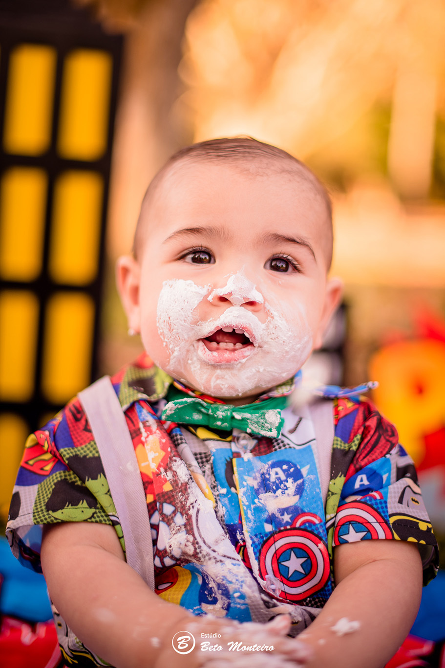 Smash the cake avengers - Smash the cake dos vingadores - Book fotográfico Smash the cake - Book de fotos - Book Smash the cake - Book Cake Smash - Book Fruit Smash - Book Smash the fruit - Book de Bebê - Estúdio Beto Monteiro - Curitiba
