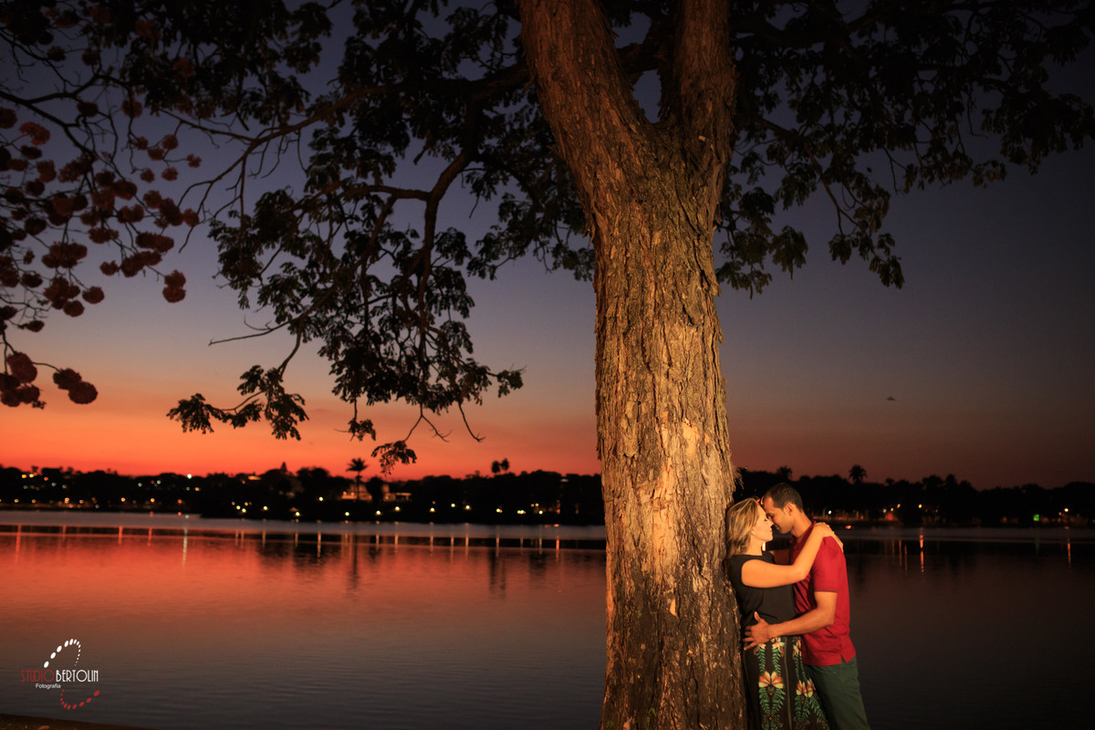 lindo por do sol pampulha