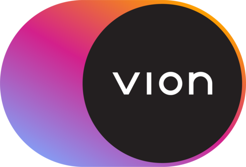 Logotipo de Vion estratégia digital criativa 