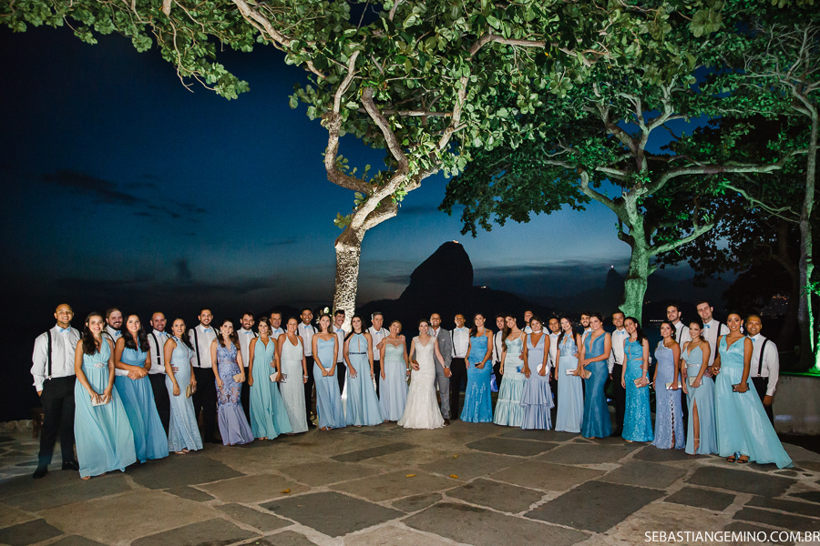 vestido madrinhas de casamento azul