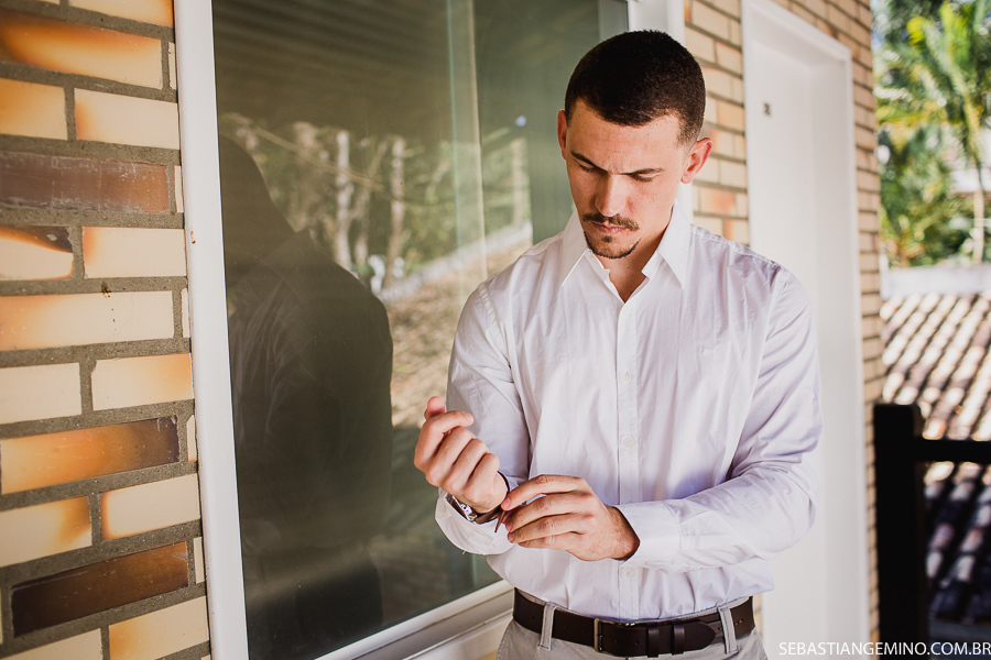foto making of noivo casamento niterói
