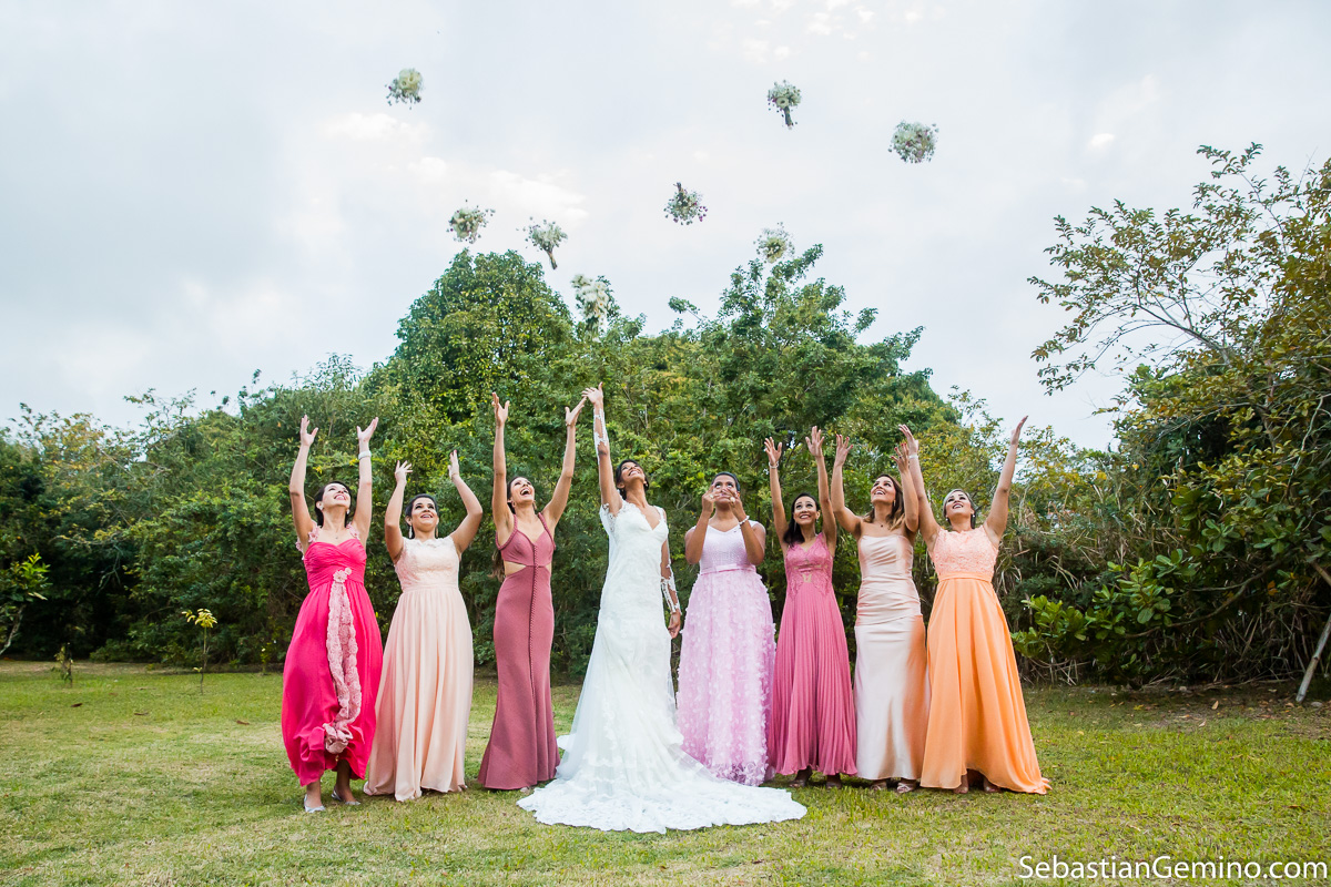 MADRINHAS CASAMENTO COM VESTIDO NUDE, CASAMENTO NO CAMPO, RJ