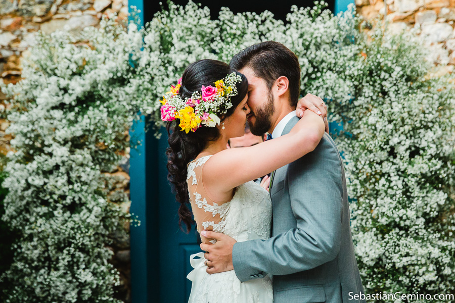 fotografia de casamento realizado em buzios na praia
