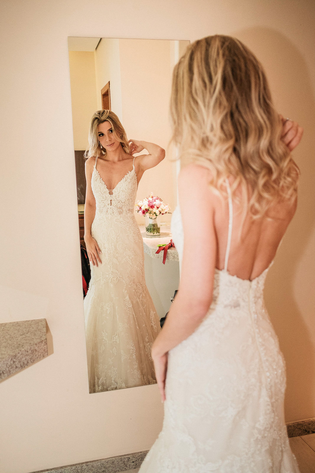 noiva pronta para o casamento