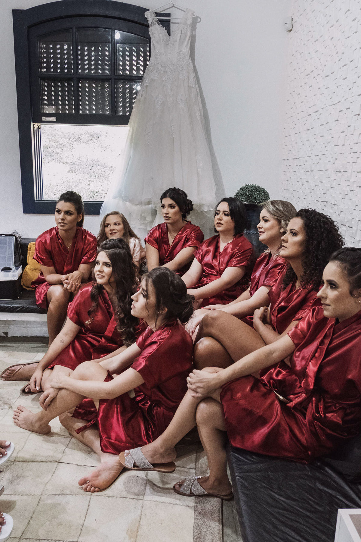 amigas no making of da noiva