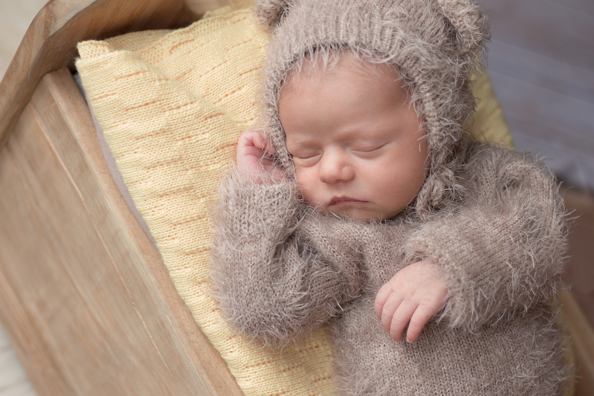 Roupinha especial que não agride a pele do bebê
