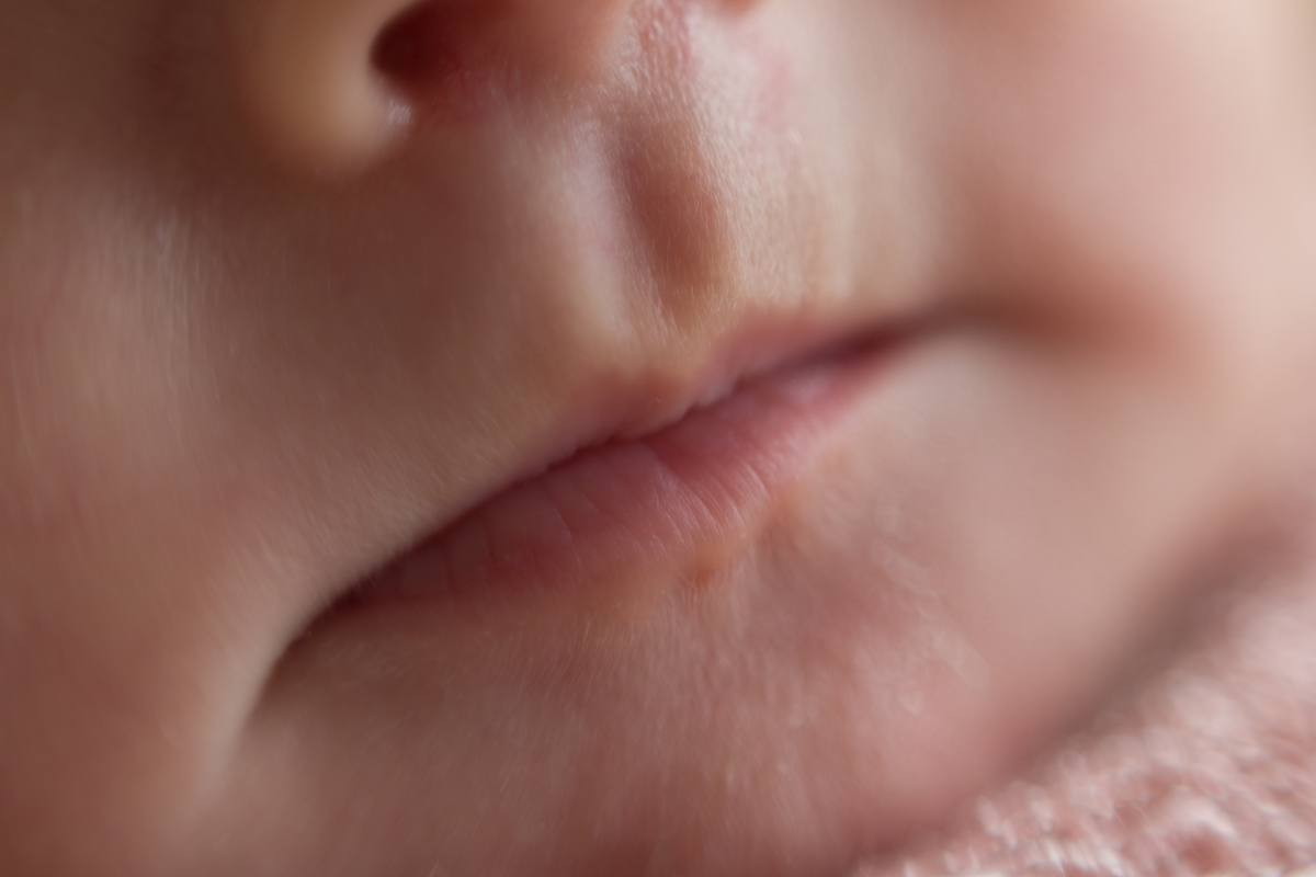 Foto de detalhe da boca