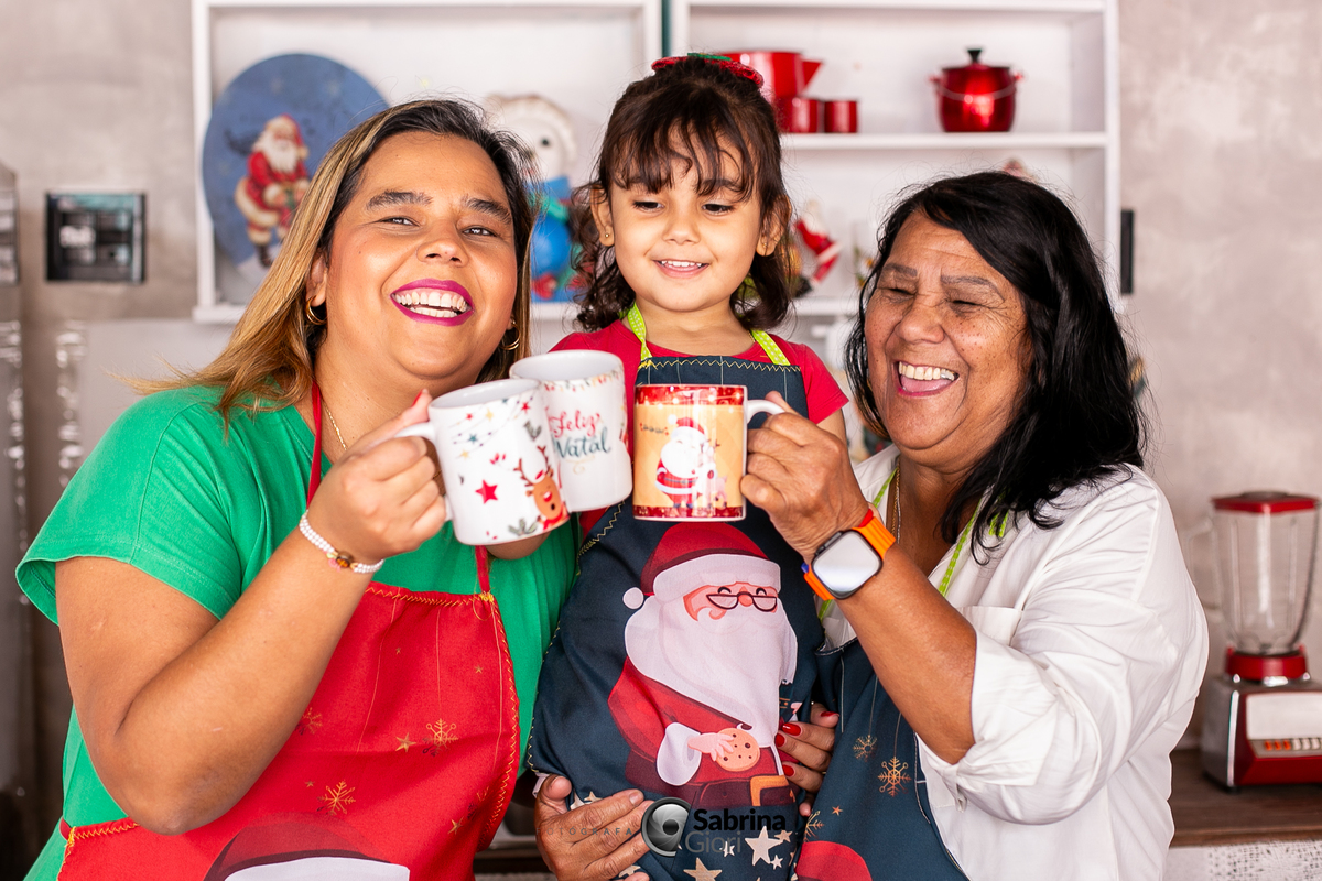 Ensaio fotográfico de natal em família 