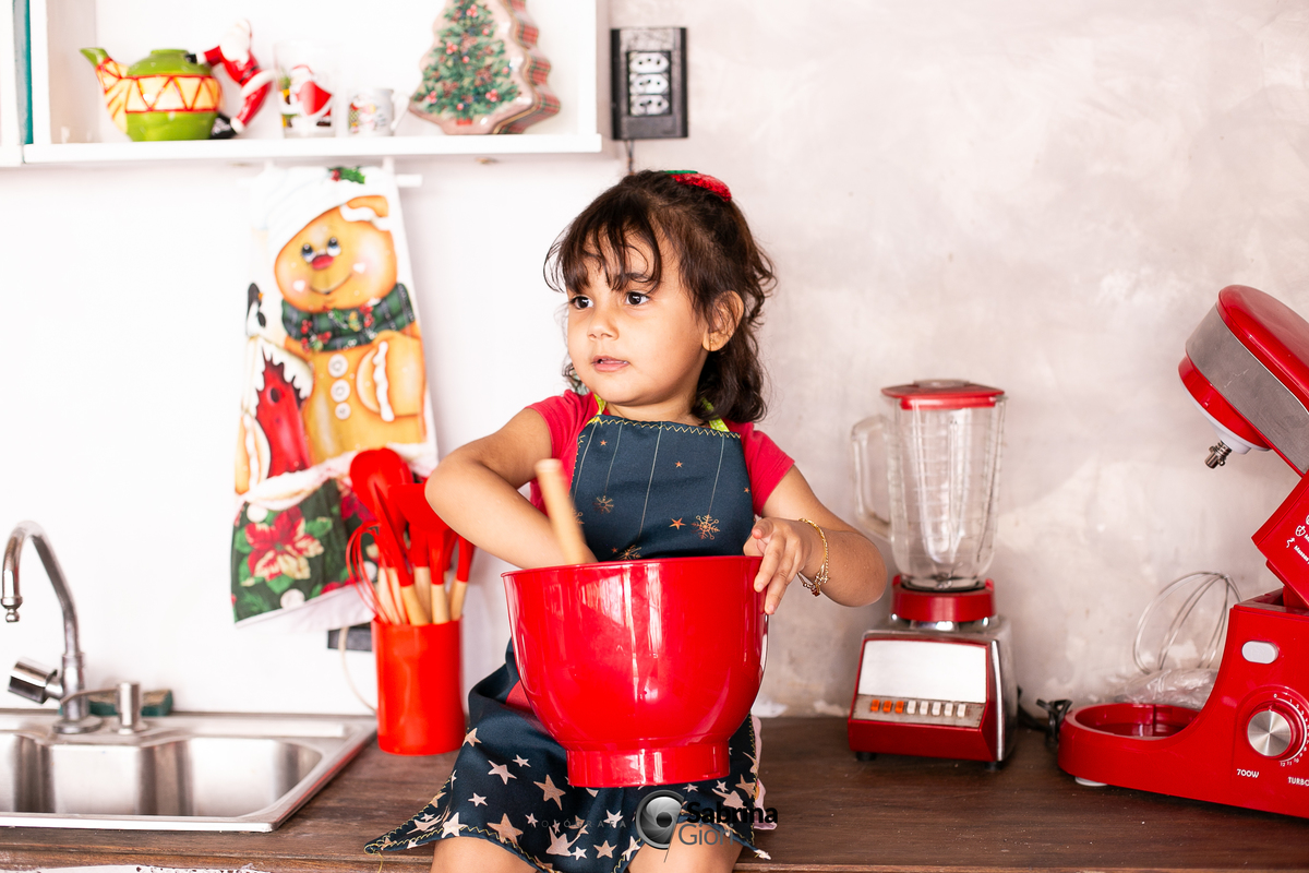 Ensaio fotográfico de natal em família 
