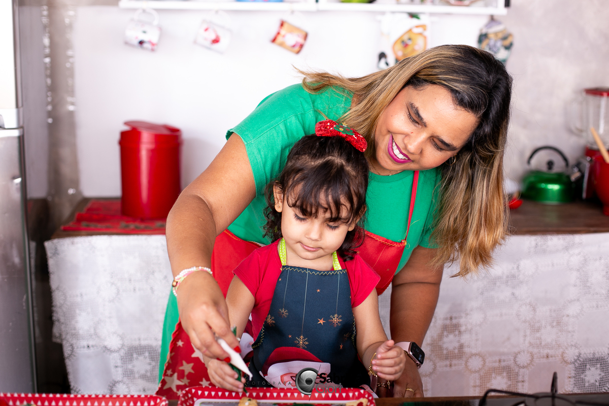 Ensaio fotográfico de natal em família 