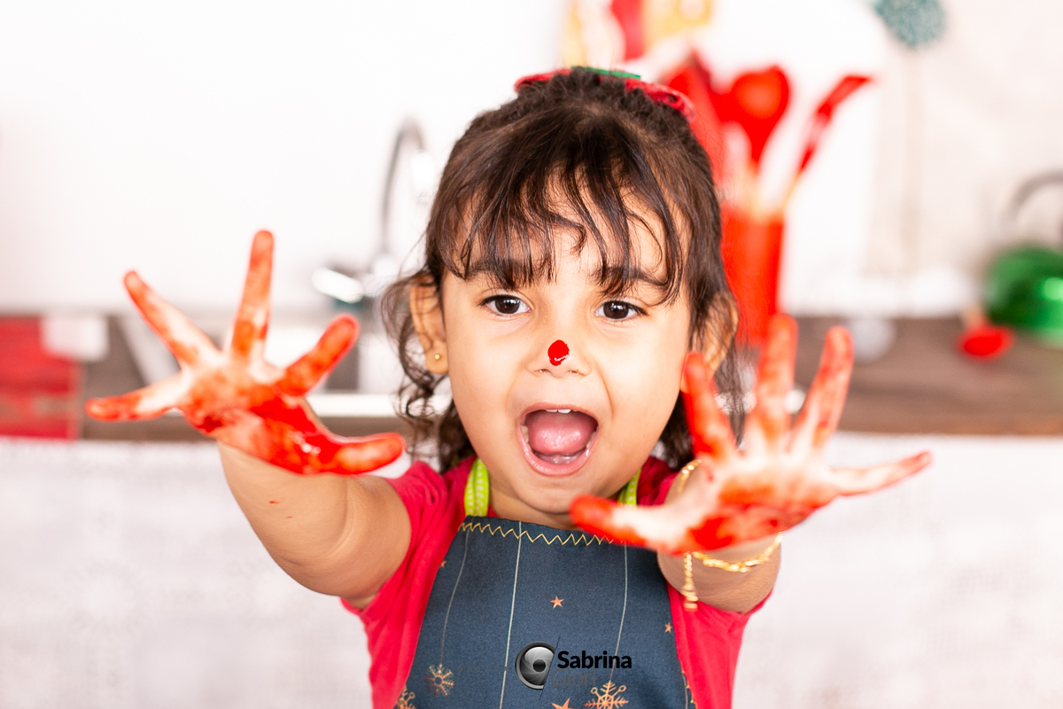 Ensaio fotográfico de natal em família 