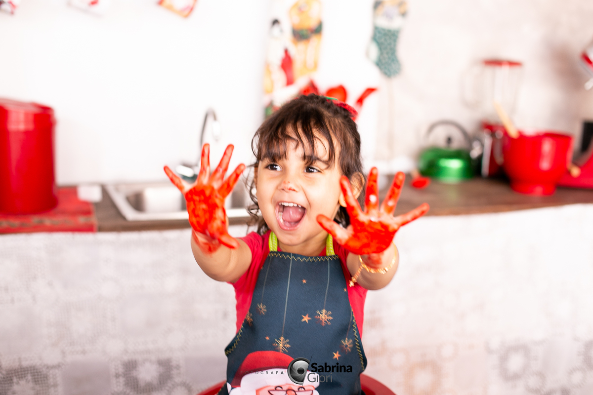 Ensaio fotográfico de natal em família 