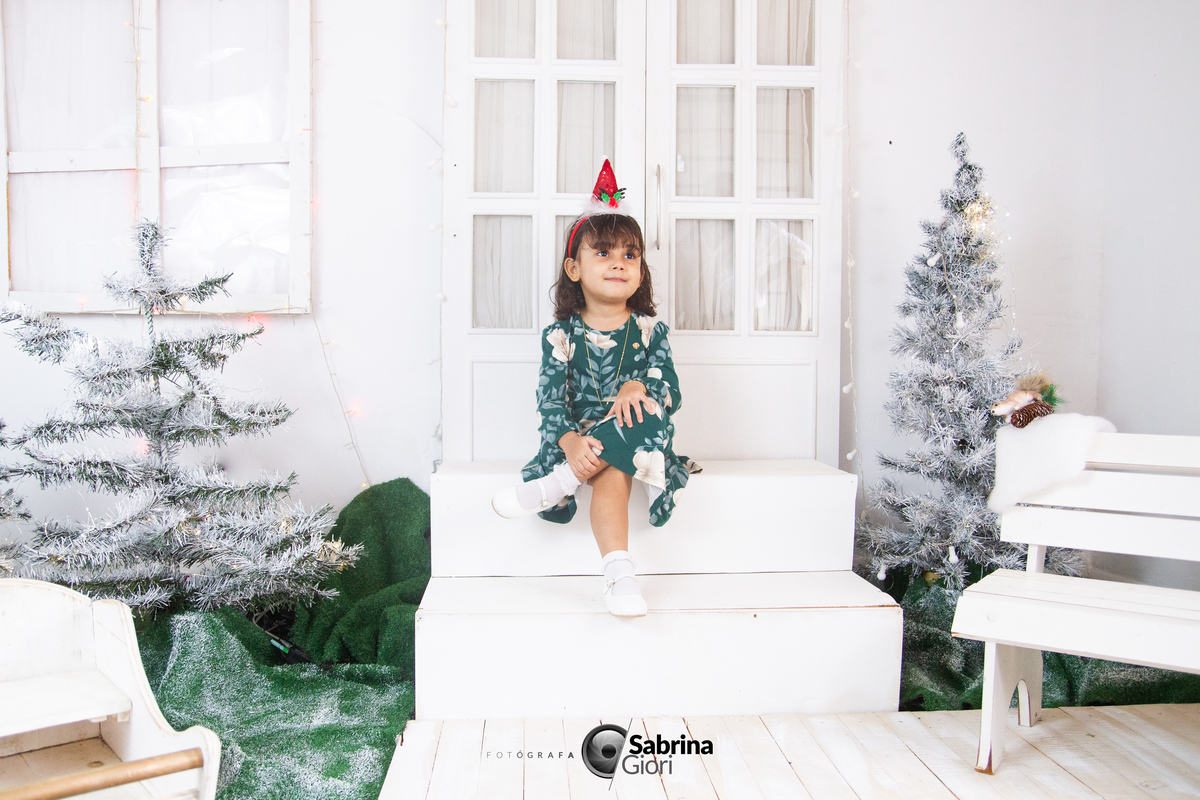 Ensaio fotográfico de natal em família 