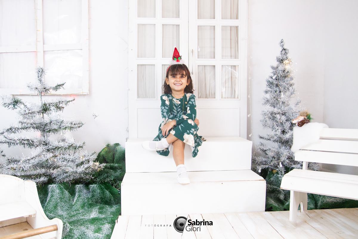Ensaio fotográfico de natal em família 