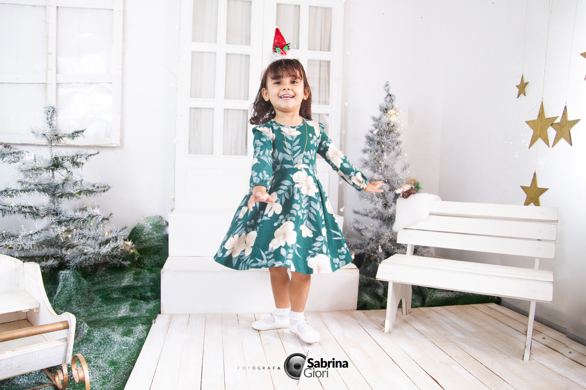 Ensaio fotográfico de natal em família 