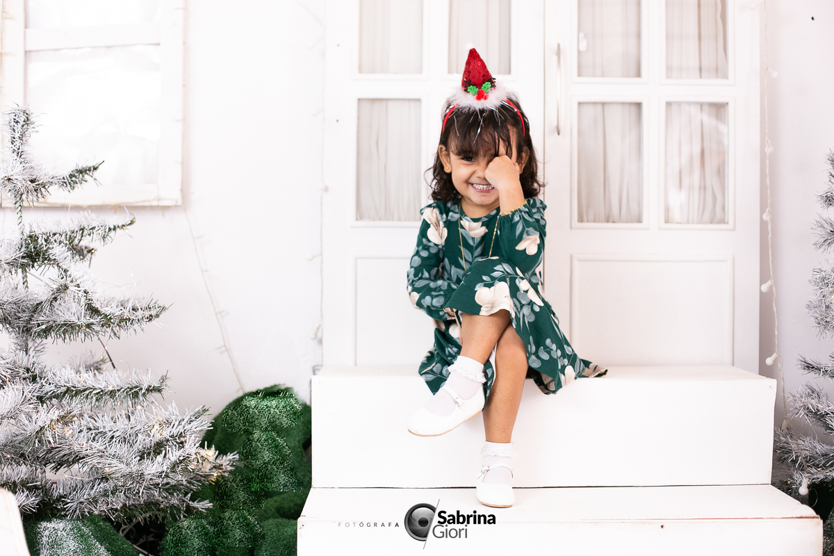 Ensaio fotográfico de natal em família 