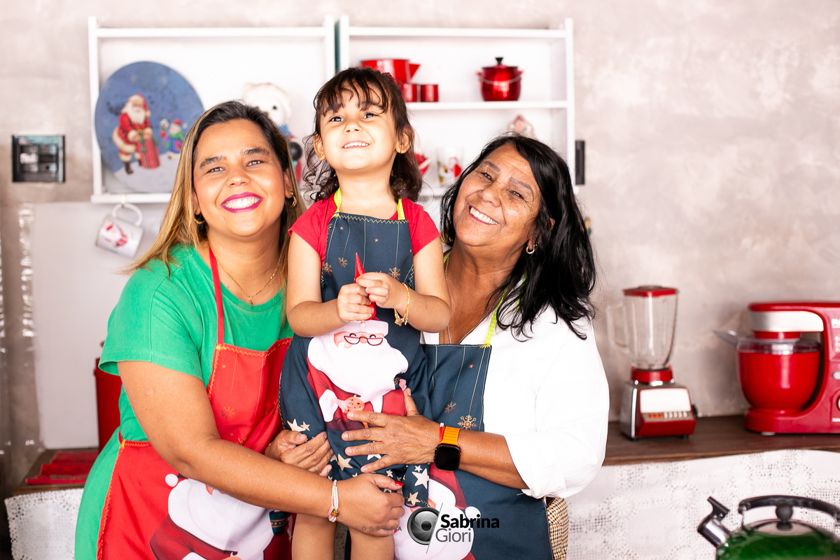 Ensaio fotográfico de natal em família 