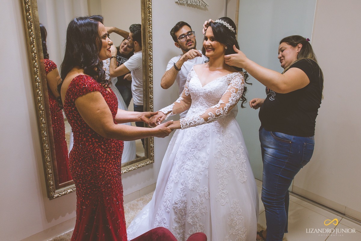 vestido de noiva, making of de noiva, espaço lumani, dyana noivas