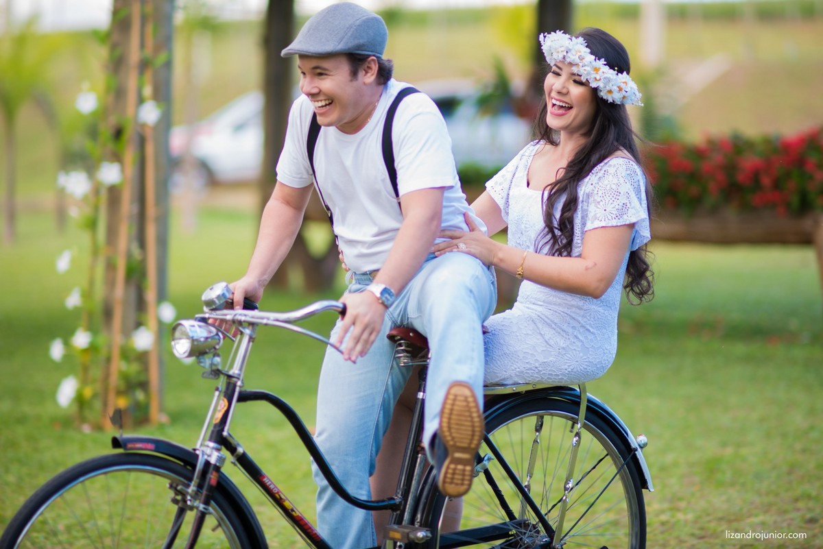 ensaio namorando divertido