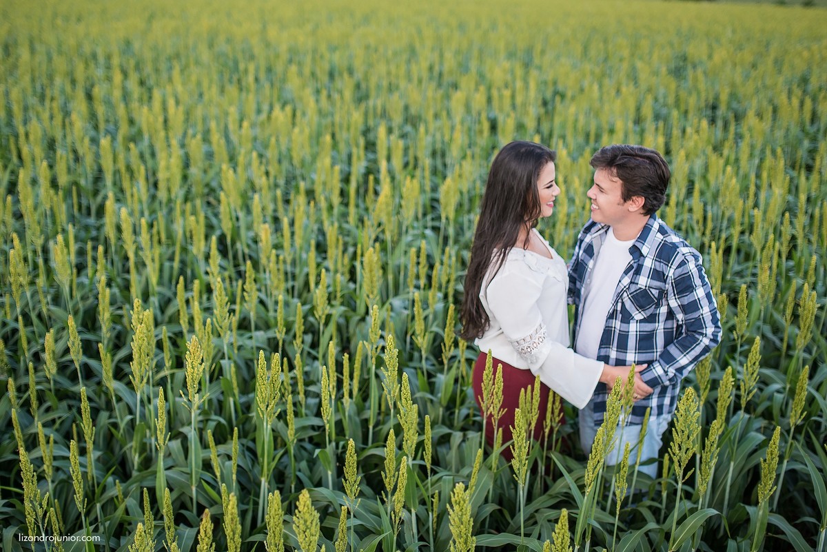 ensaio namorando lavoura