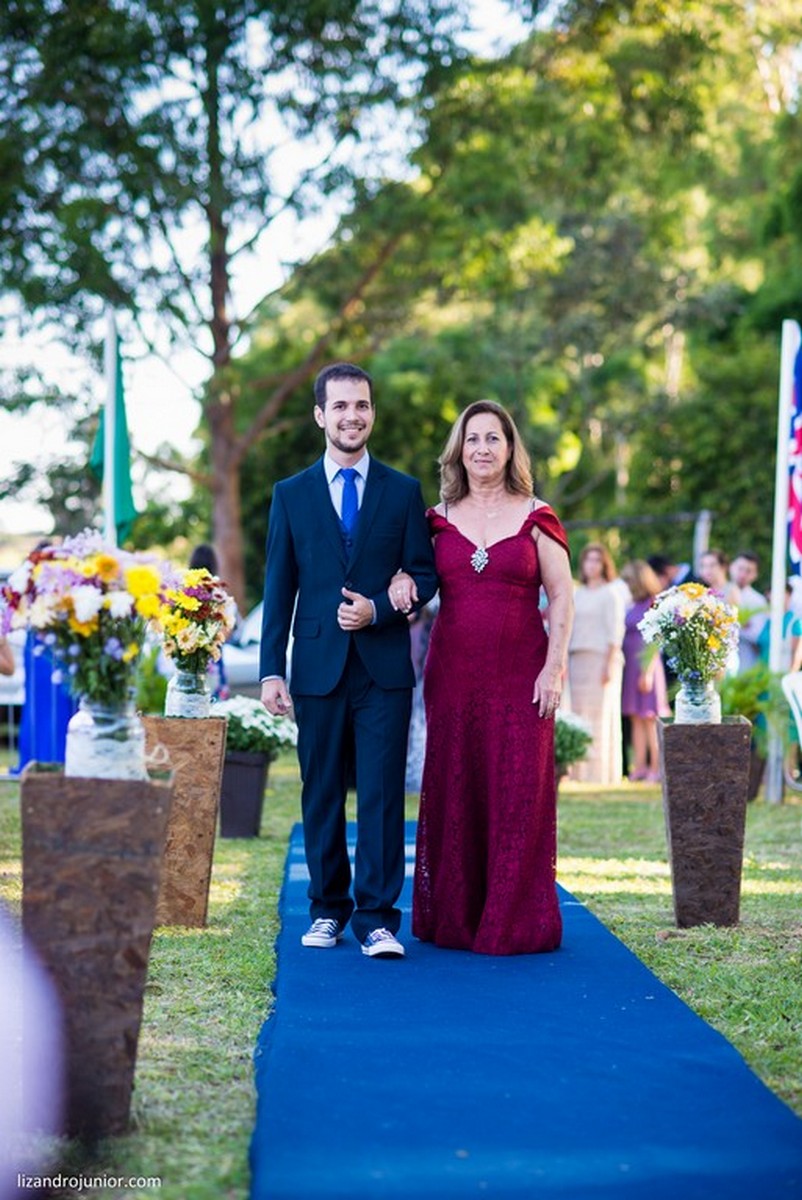entrada noivo casamento de dia