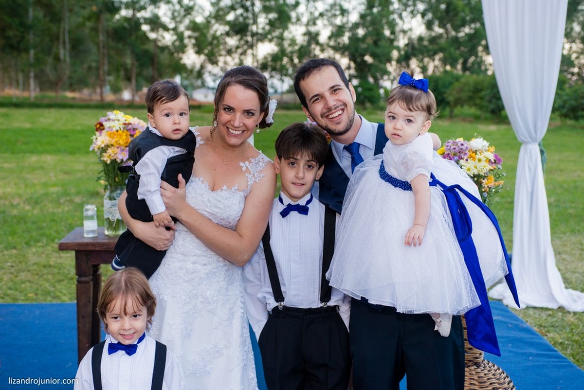 pajens casamento ao ar livre