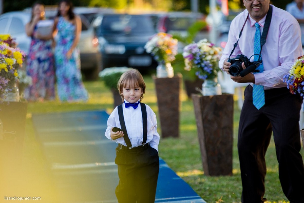 entrada pajem casamento de dia