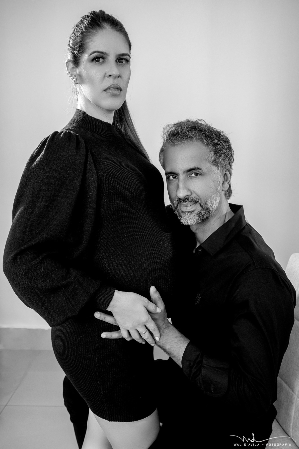 Ensaio Gestante em casa