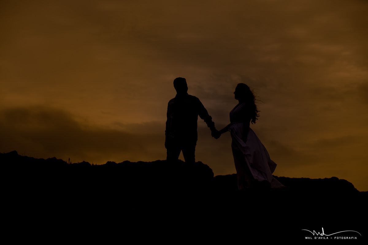 bodas de zinco patrícia e william - foto silhueta