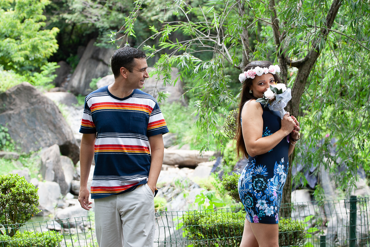 Ensaio de Pré-Wedding-Alessandra e Alexandre-Jardim Japonês-Belo Horizonte