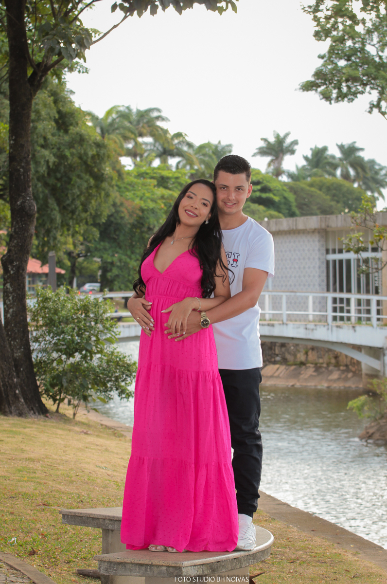 Ensaio de pré wedding de Larissa e Flávio na Casa do Baile