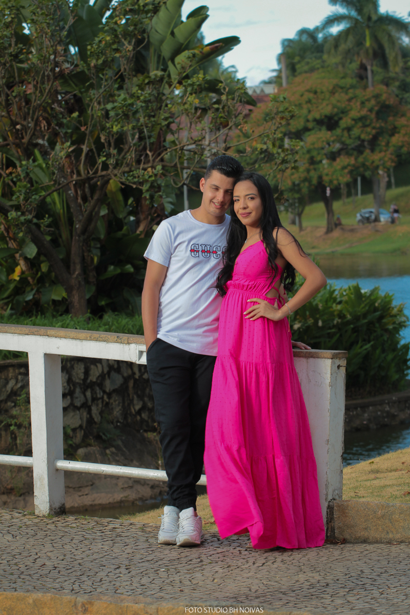 Ensaio de pré wedding de Larissa e Flávio na Casa do Baile